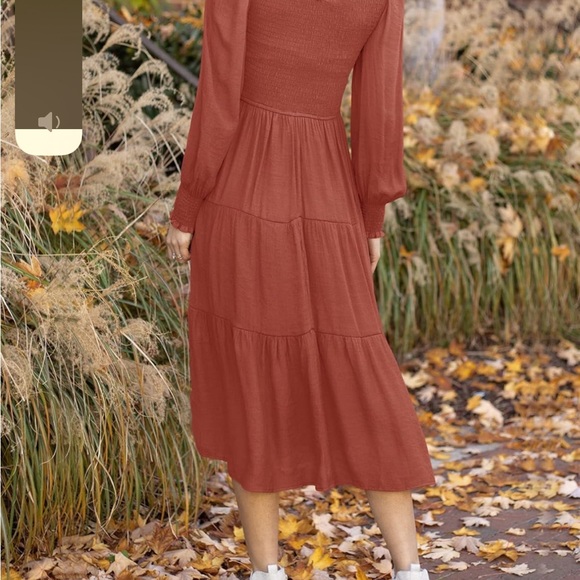 NWT size Small “rust”ZESICA Women's Casual Long Sleeve Crew Neck - Picture 5 of 10